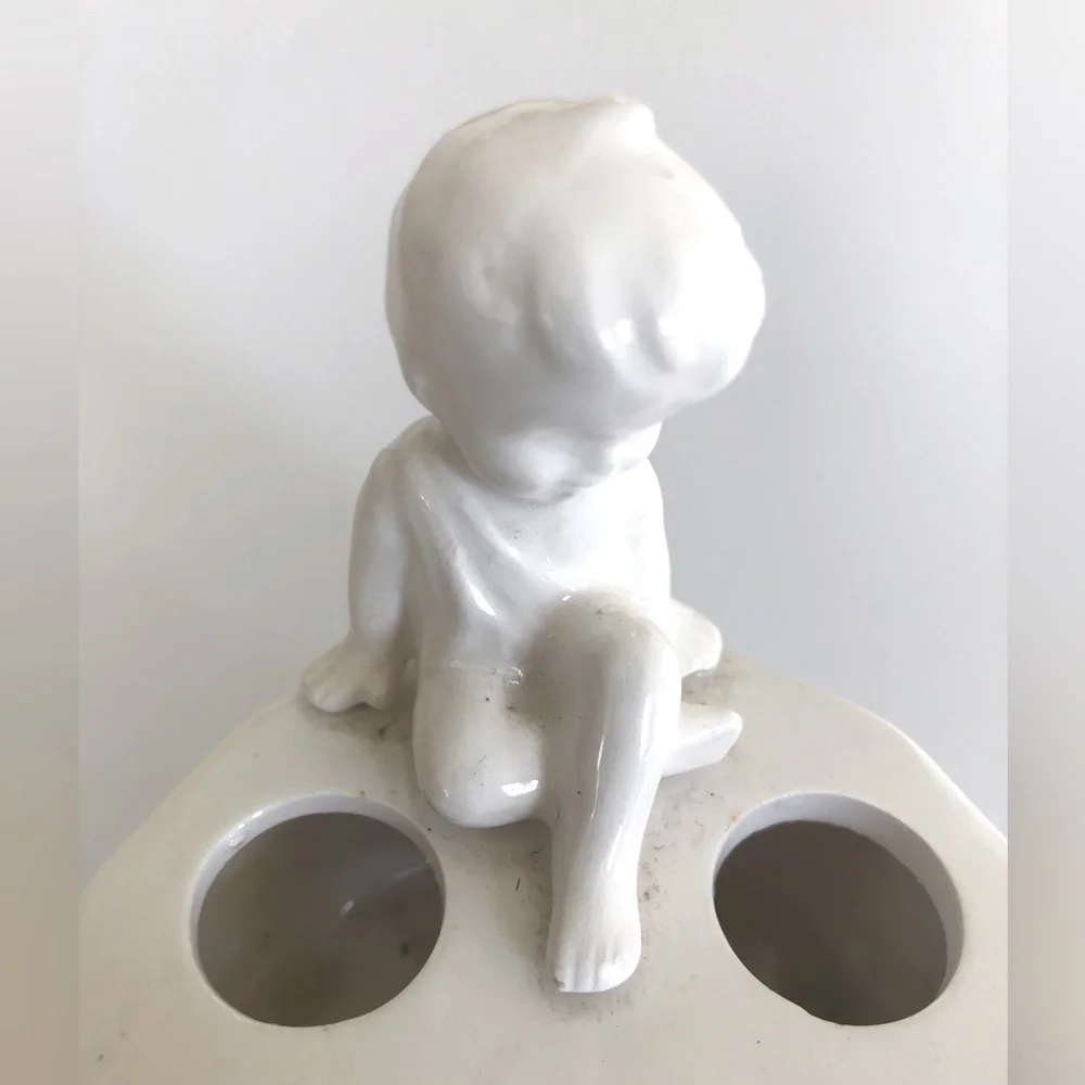 Vintage Little Child Toothbrush Holder
